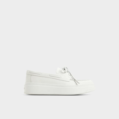 Wildbreeze Open White Women's Slip on sneakers - Boat shoe, Platform | Aldo Featured