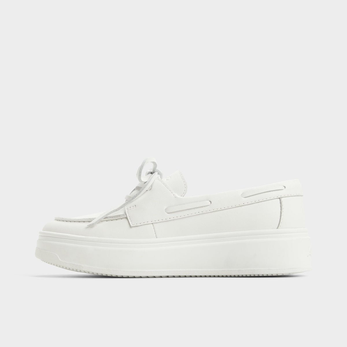 Wildbreeze Open White Women's Slip on sneakers - Boat shoe, Platform | Aldo Featured