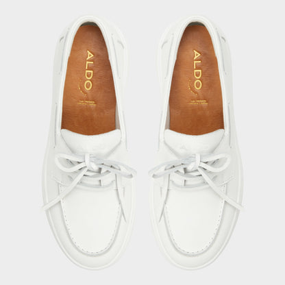 Wildbreeze Open White Women's Slip on sneakers - Boat shoe, Platform | Aldo Featured