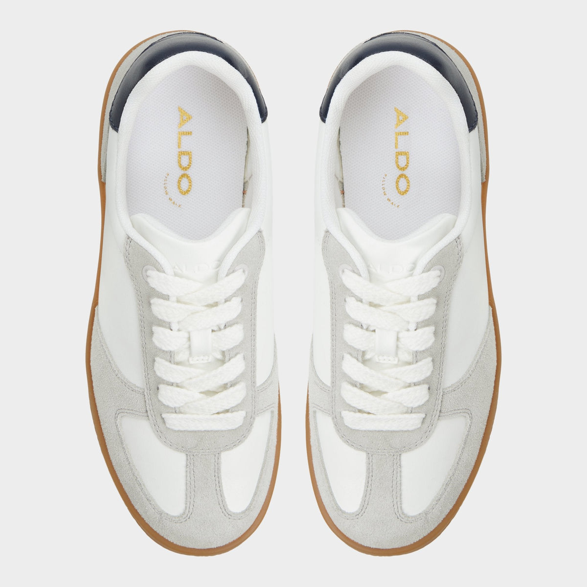 Deevale White/Grey Women's Low top sneakers - Sneaker, Platform | Aldo Recommended