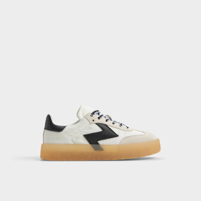Retrostep White/Black Women's Low top sneakers - Low top sneaker, Jogger sole | Aldo New