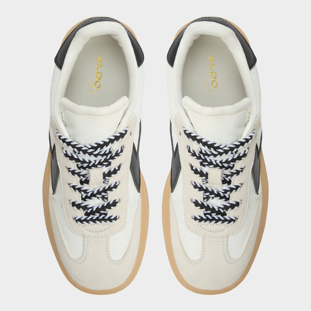 Retrostep White/Black Women's Low top sneakers - Low top sneaker, Jogger sole | Aldo New