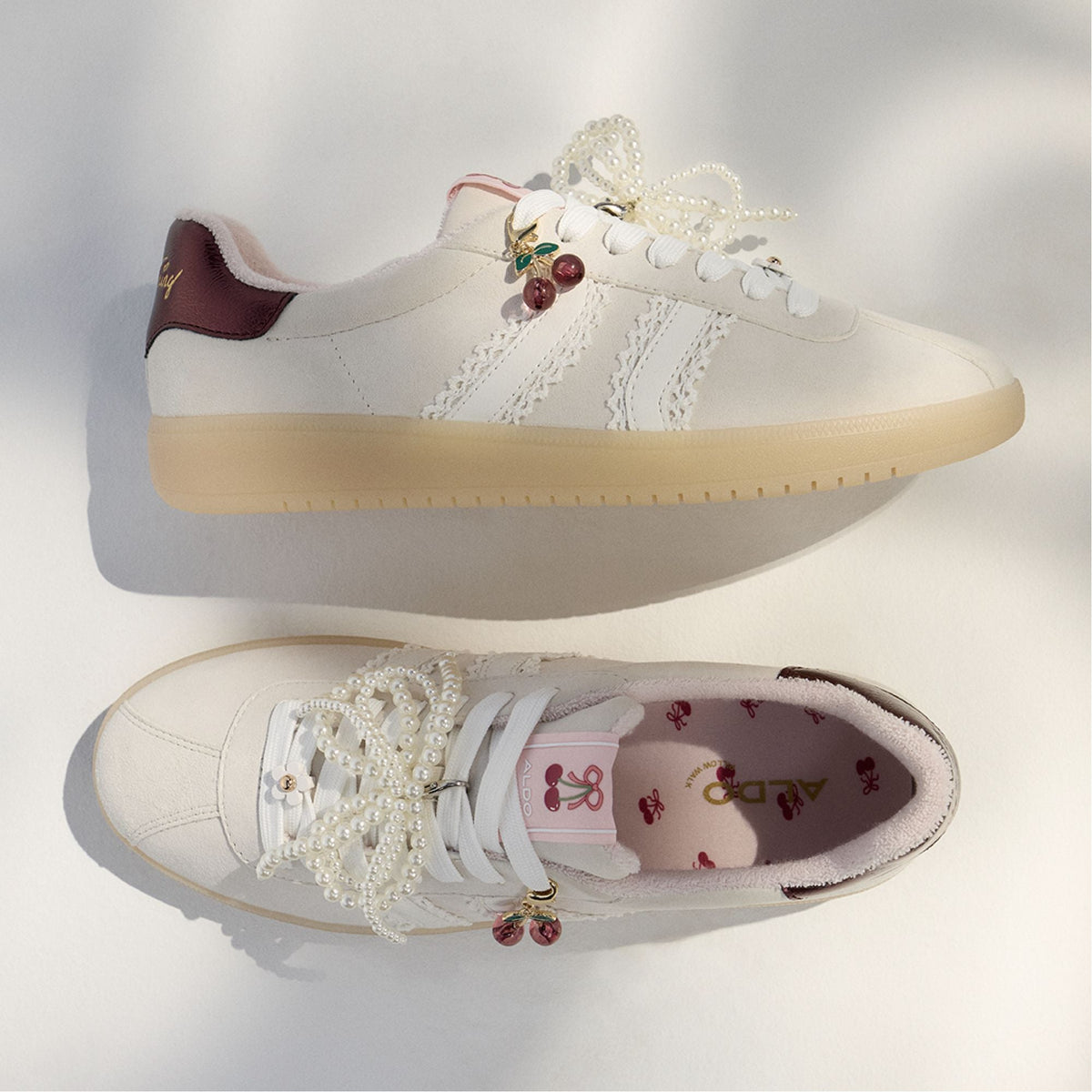 Sweetthing White/Bone Women's Low top sneakers - Low top sneaker, Cup sole | Aldo Recommended