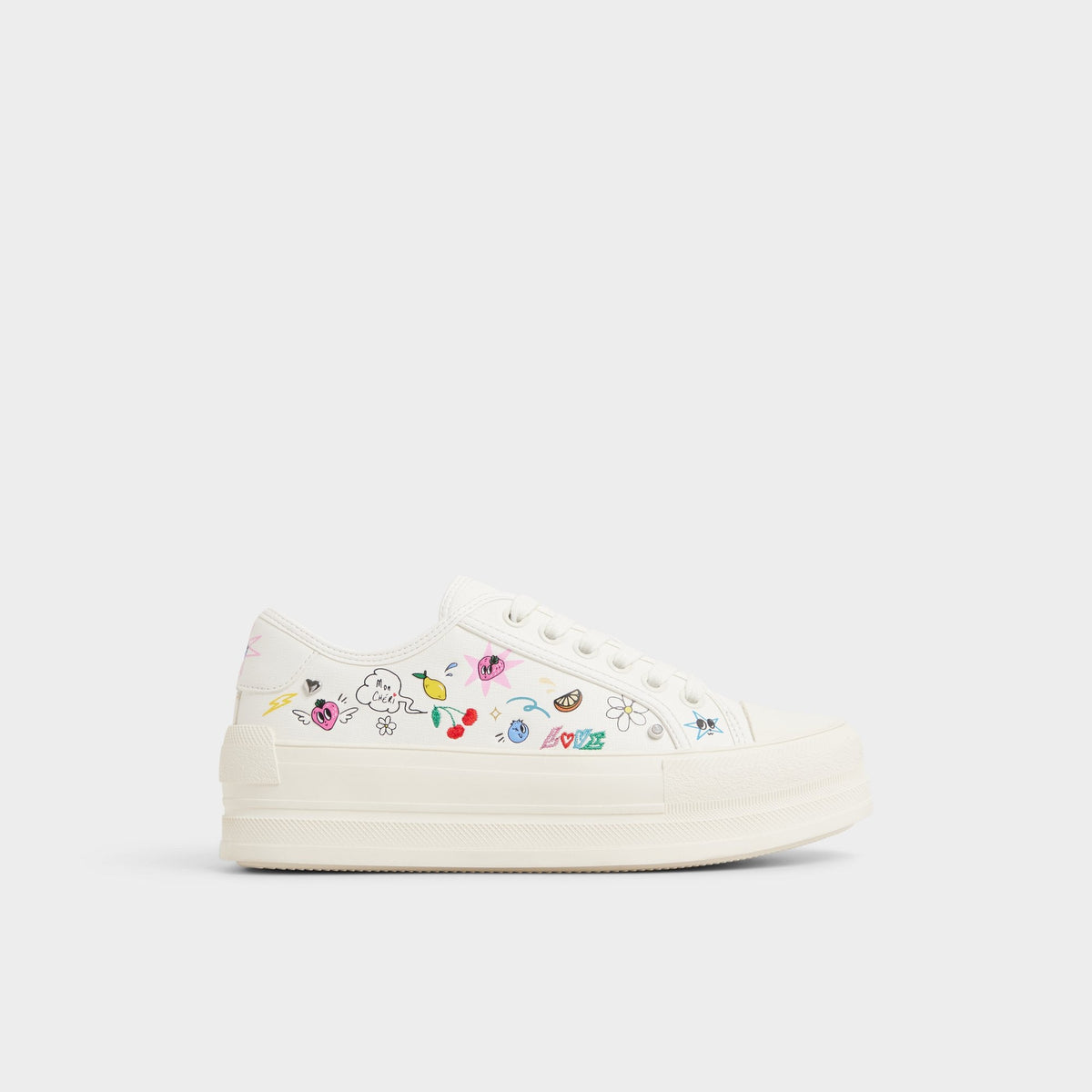 Rayes White/Multi Women's Low top sneakers - Sneaker, Platform | Aldo Exclusive