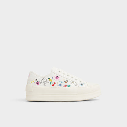 Rayes White/Multi Women's Low top sneakers - Sneaker, Platform | Aldo Exclusive