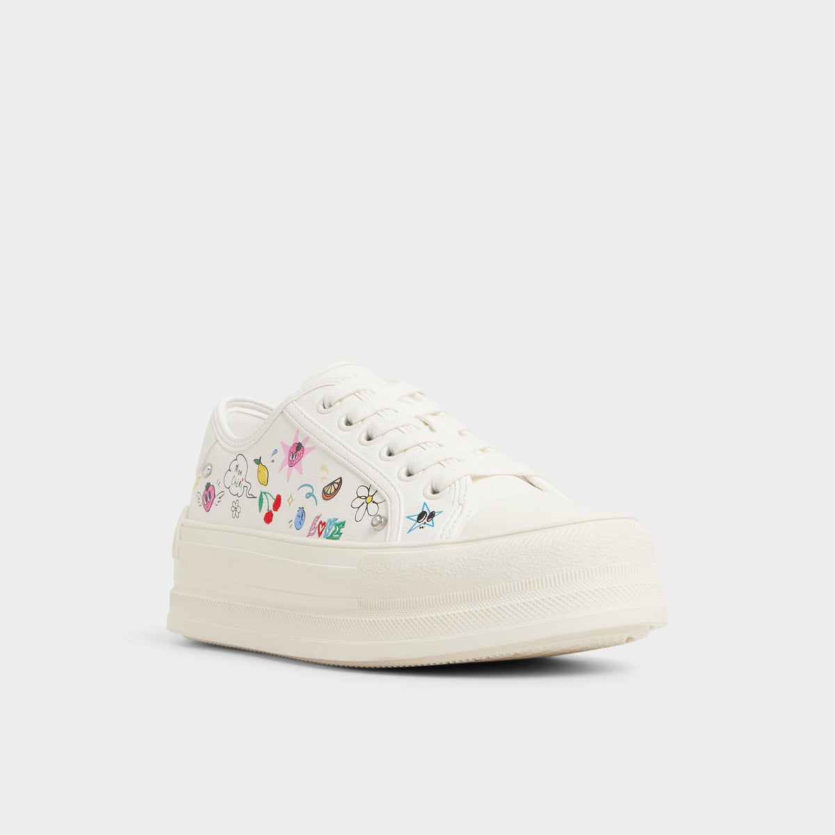 Rayes White/Multi Women's Low top sneakers - Sneaker, Platform | Aldo Exclusive