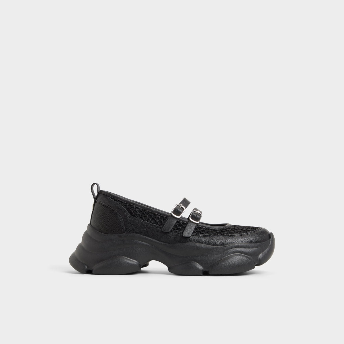 Aethera Black Women's Platform and wedge sneakers - Mary Jane Sneakers, Jogger sole | Aldo Essential