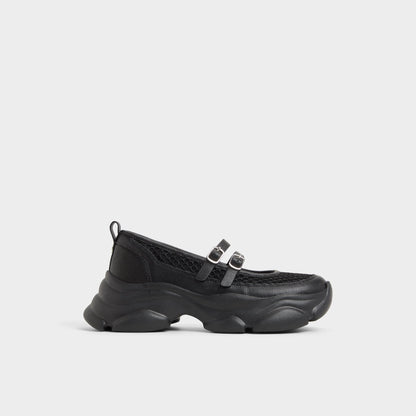 Aethera Black Women's Platform and wedge sneakers - Mary Jane Sneakers, Jogger sole | Aldo Essential