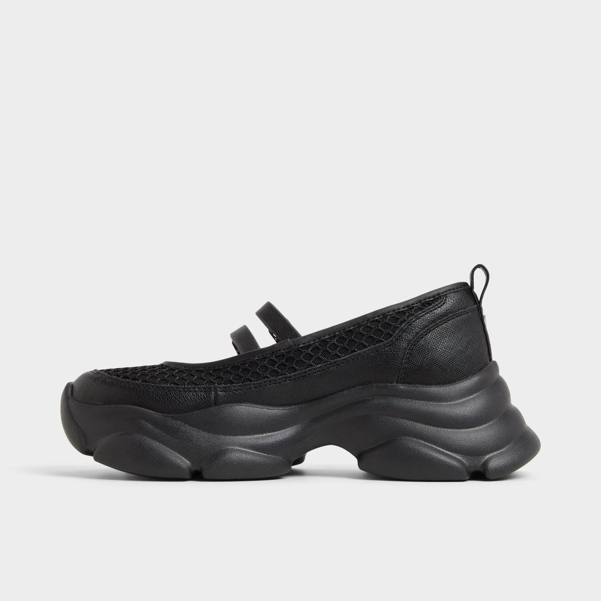 Aethera Black Women's Platform and wedge sneakers - Mary Jane Sneakers, Jogger sole | Aldo Essential