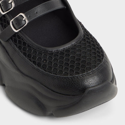 Aethera Black Women's Platform and wedge sneakers - Mary Jane Sneakers, Jogger sole | Aldo Essential