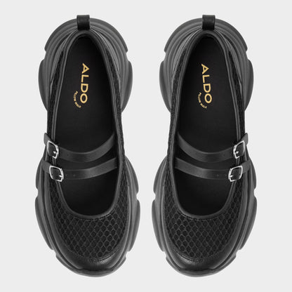 Aethera Black Women's Platform and wedge sneakers - Mary Jane Sneakers, Jogger sole | Aldo Essential