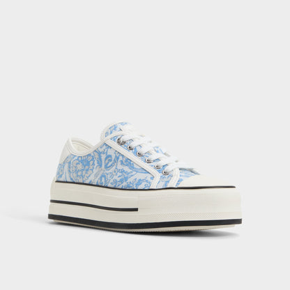 Rayes Open Blue Women's Platform and wedge sneakers - Low top sneaker, Platform | Aldo Essential