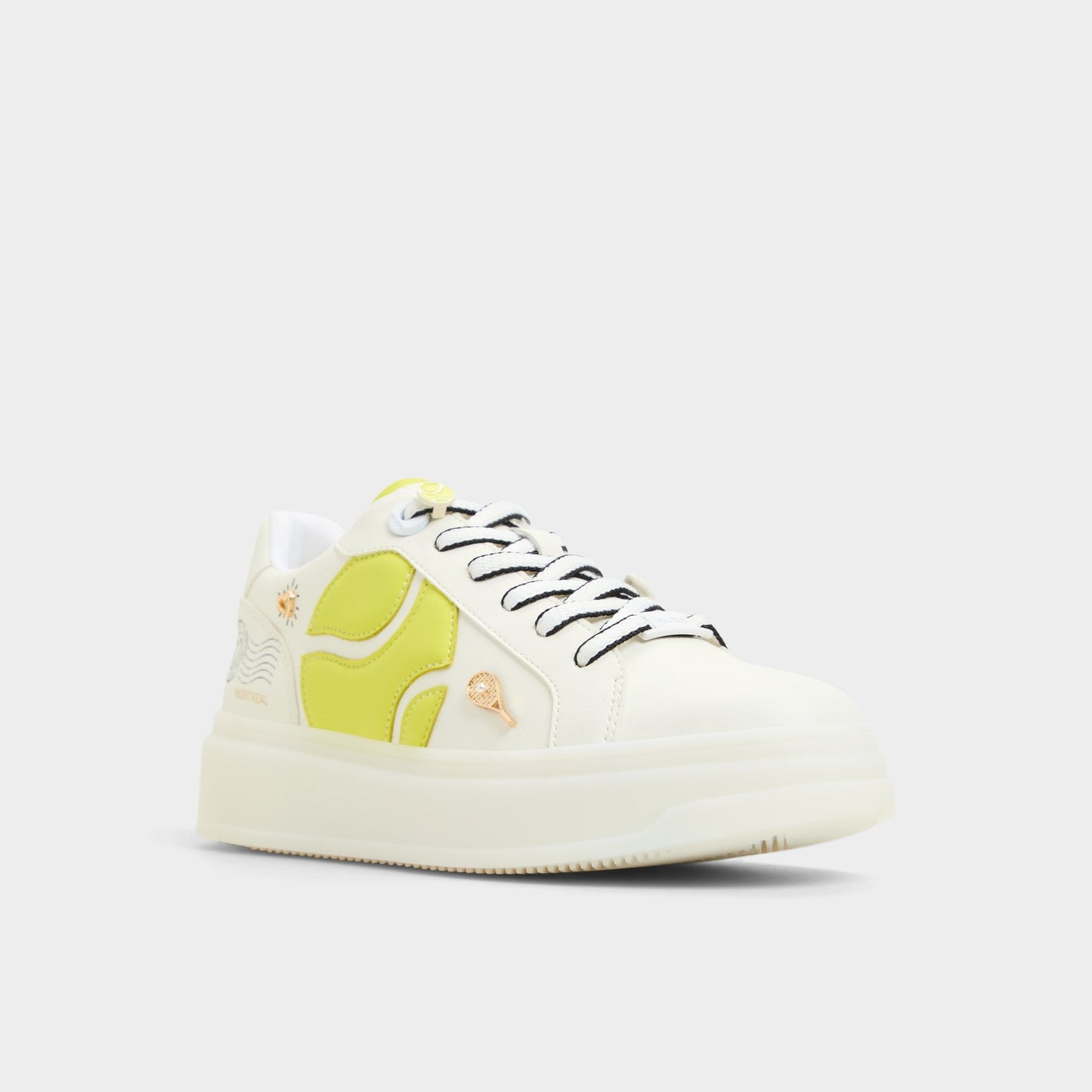 Clubchamp White Combo Women's Platform and wedge sneakers - Low top sneaker | Aldo Popular