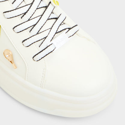 Clubchamp White Combo Women's Platform and wedge sneakers - Low top sneaker | Aldo Popular