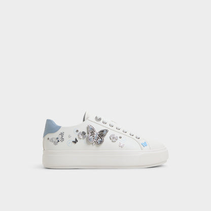Saxony White/Multi Women's Platform and wedge sneakers - Low top sneaker | Aldo Recommended