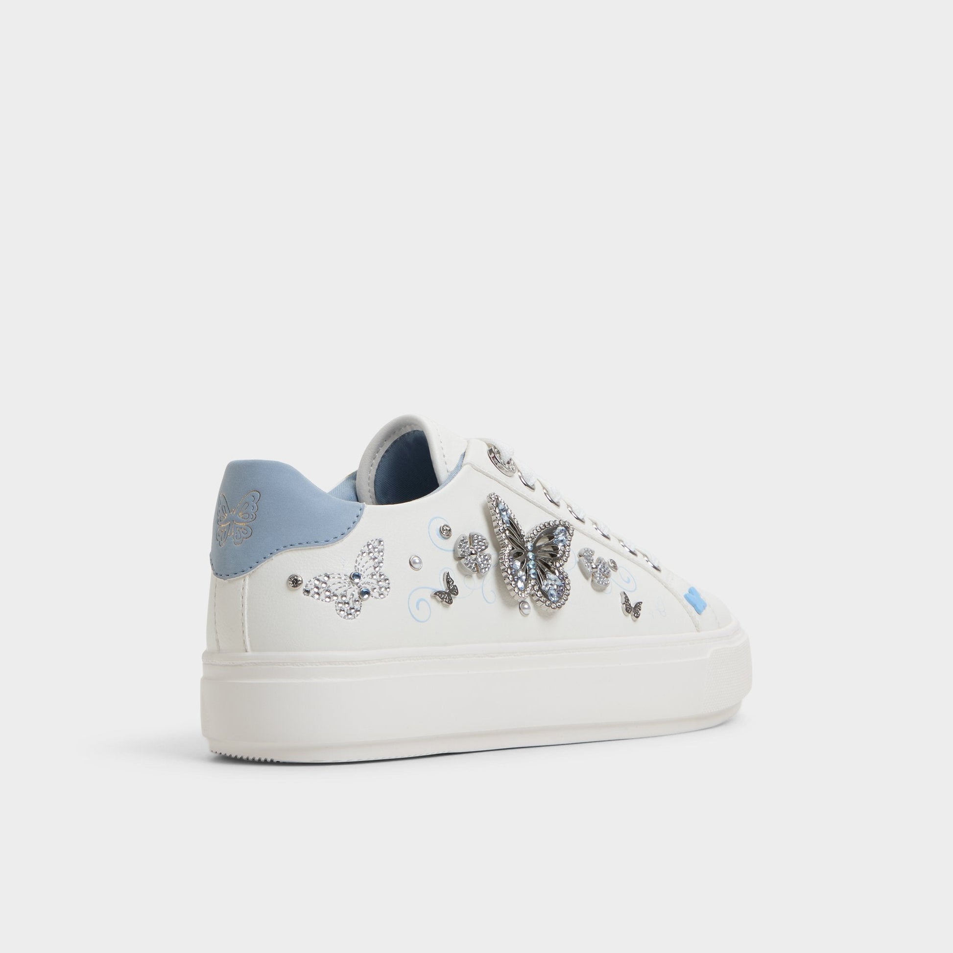 Saxony White/Multi Women's Platform and wedge sneakers - Low top sneaker | Aldo Recommended