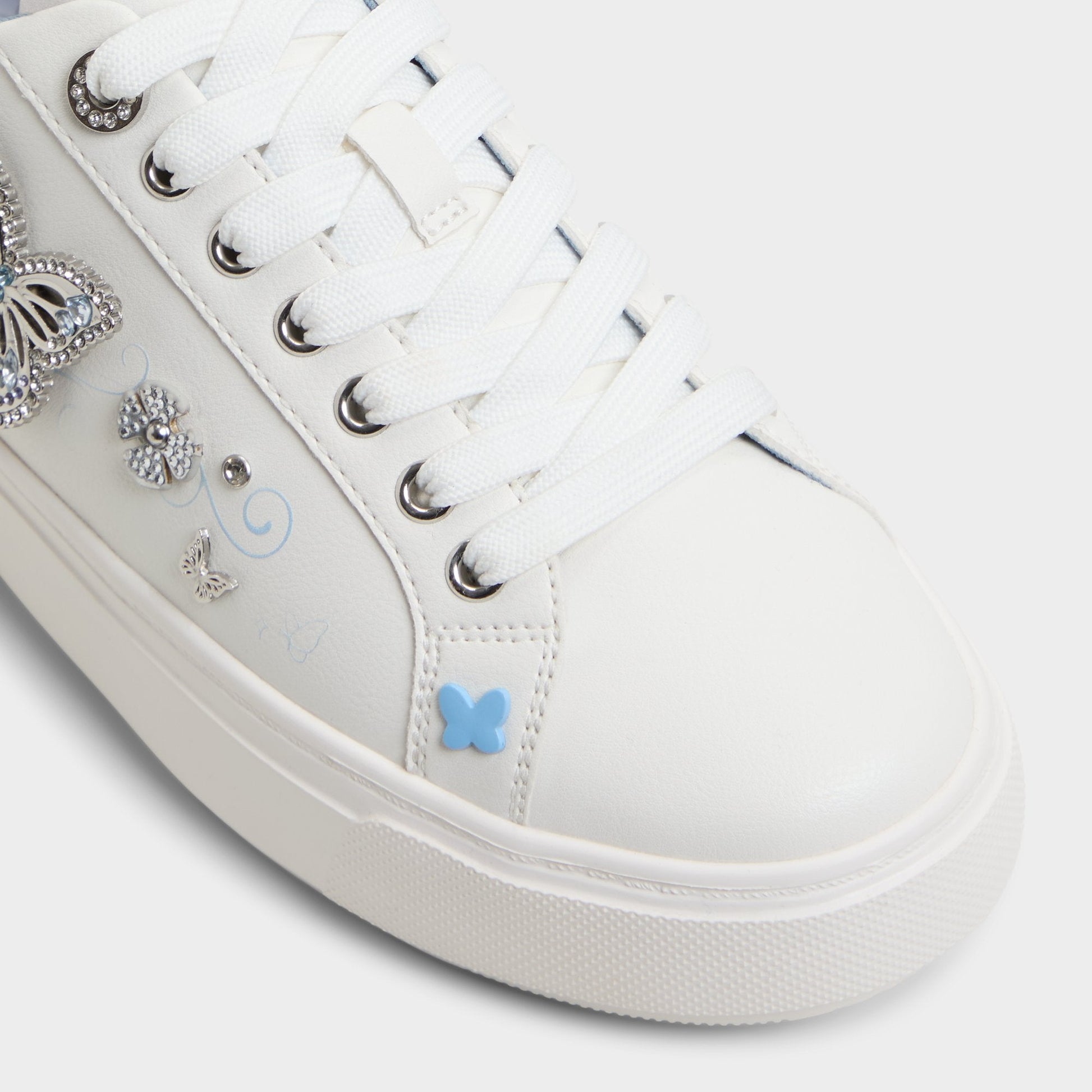 Saxony White/Multi Women's Platform and wedge sneakers - Low top sneaker | Aldo Recommended