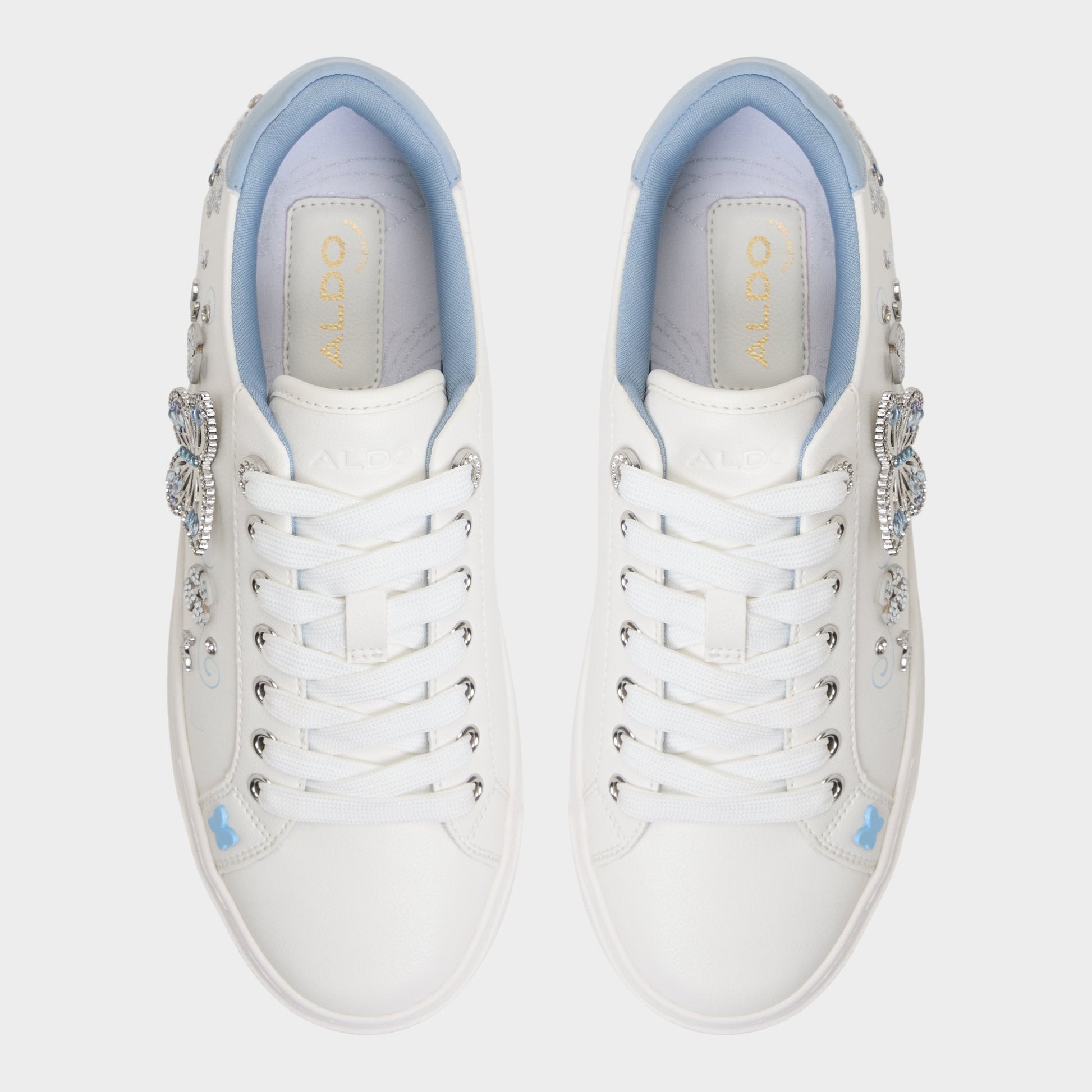 Saxony White/Multi Women's Platform and wedge sneakers - Low top sneaker | Aldo Recommended
