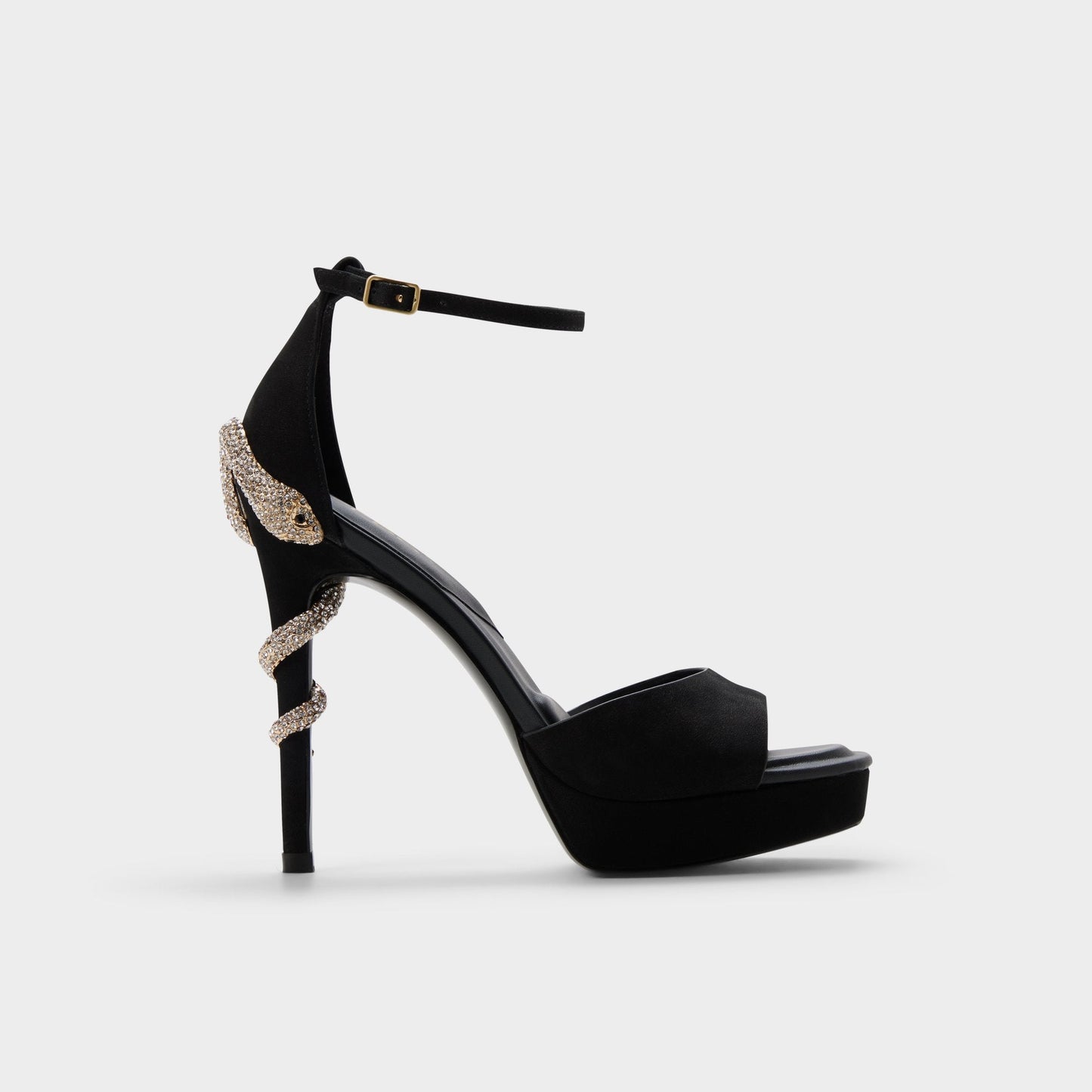 Medusa in Other Black 14266744 - Strappy heeled sandal, Platform | Aldo Exclusive