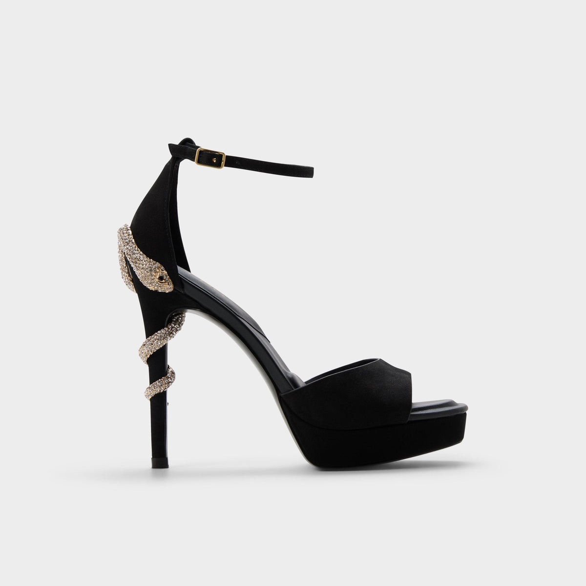 Medusa in Other Black 14266744 - Strappy heeled sandal, Platform | Aldo Exclusive