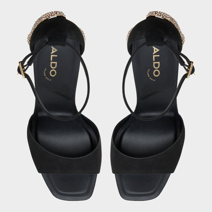 Medusa in Other Black 14266744 - Strappy heeled sandal, Platform | Aldo Exclusive