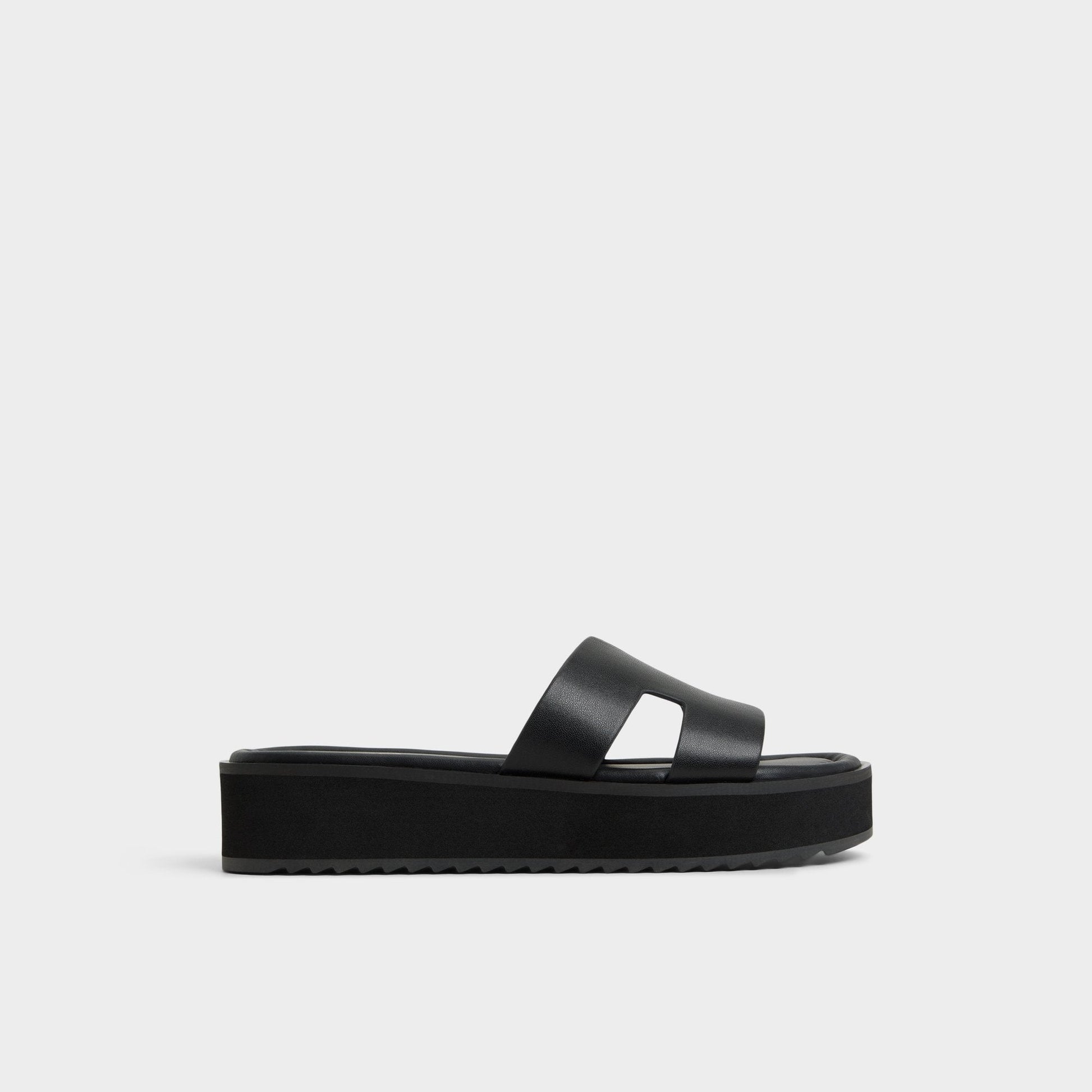 Anayelie in Black - Slide sandal, Platform | Aldo Signature