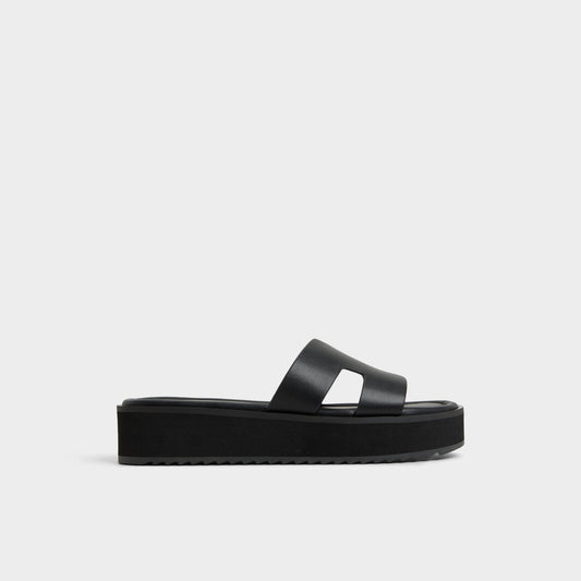 Anayelie in Black - Slide sandal, Platform | Aldo Signature