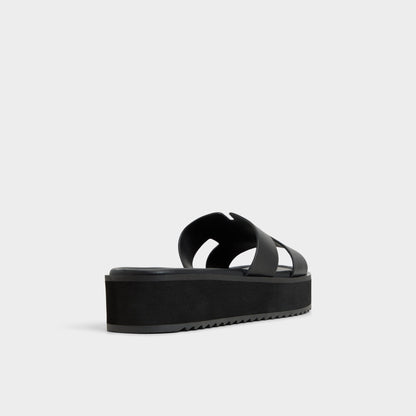 Anayelie in Black - Slide sandal, Platform | Aldo Signature