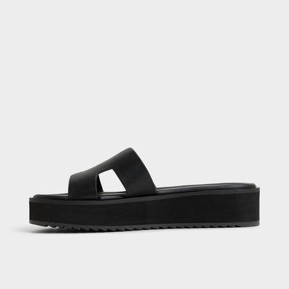Anayelie in Black - Slide sandal, Platform | Aldo Signature