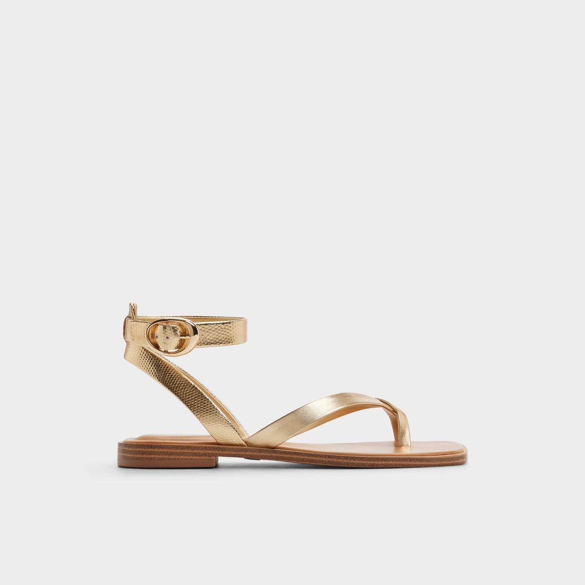 Daressi in Gold - Flat sandal | Aldo Premium
