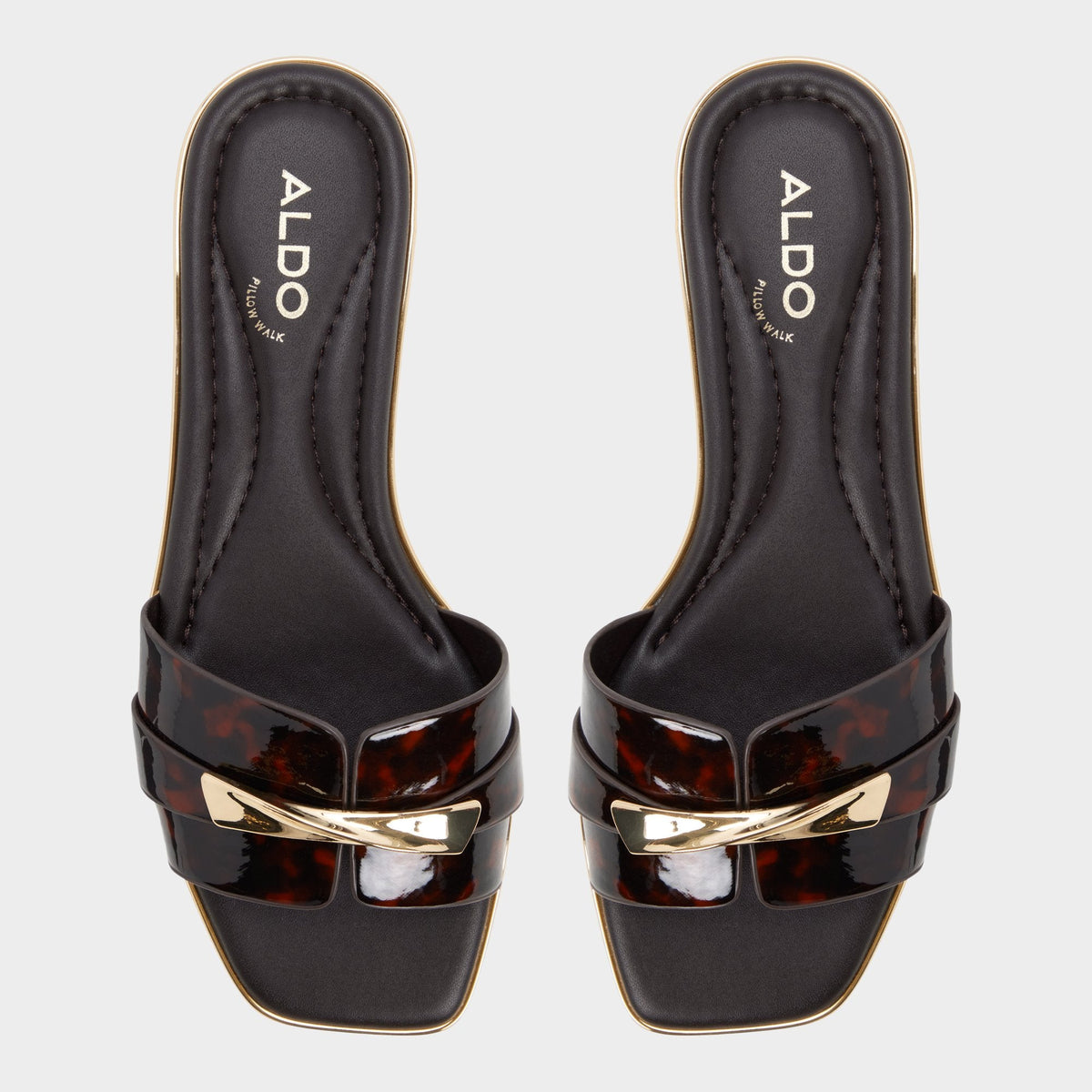 Darlina in Open Brown - Slide sandal | Aldo Trending