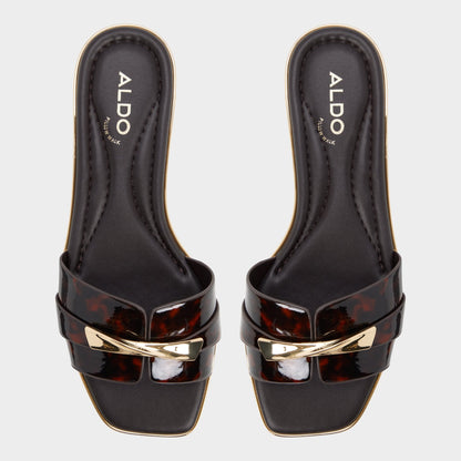 Darlina in Open Brown - Slide sandal | Aldo Trending