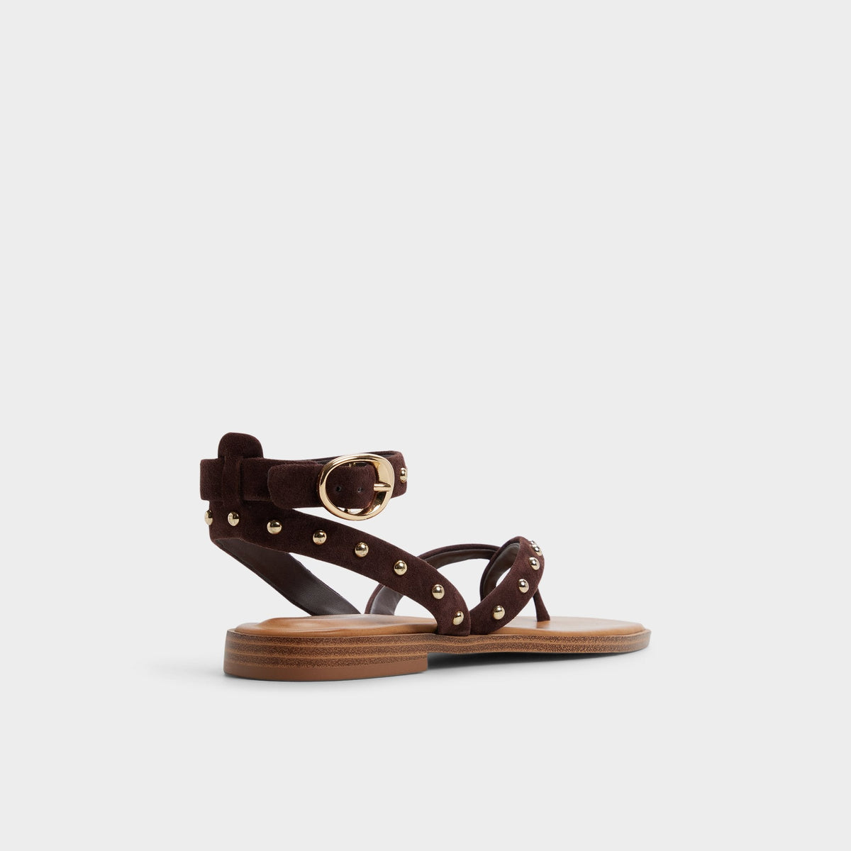 Daressi in Dark Brown - Flat sandal | Aldo Signature