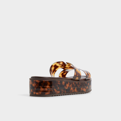 Anayelie in Open Brown - Slide sandal, Platform | Aldo Popular