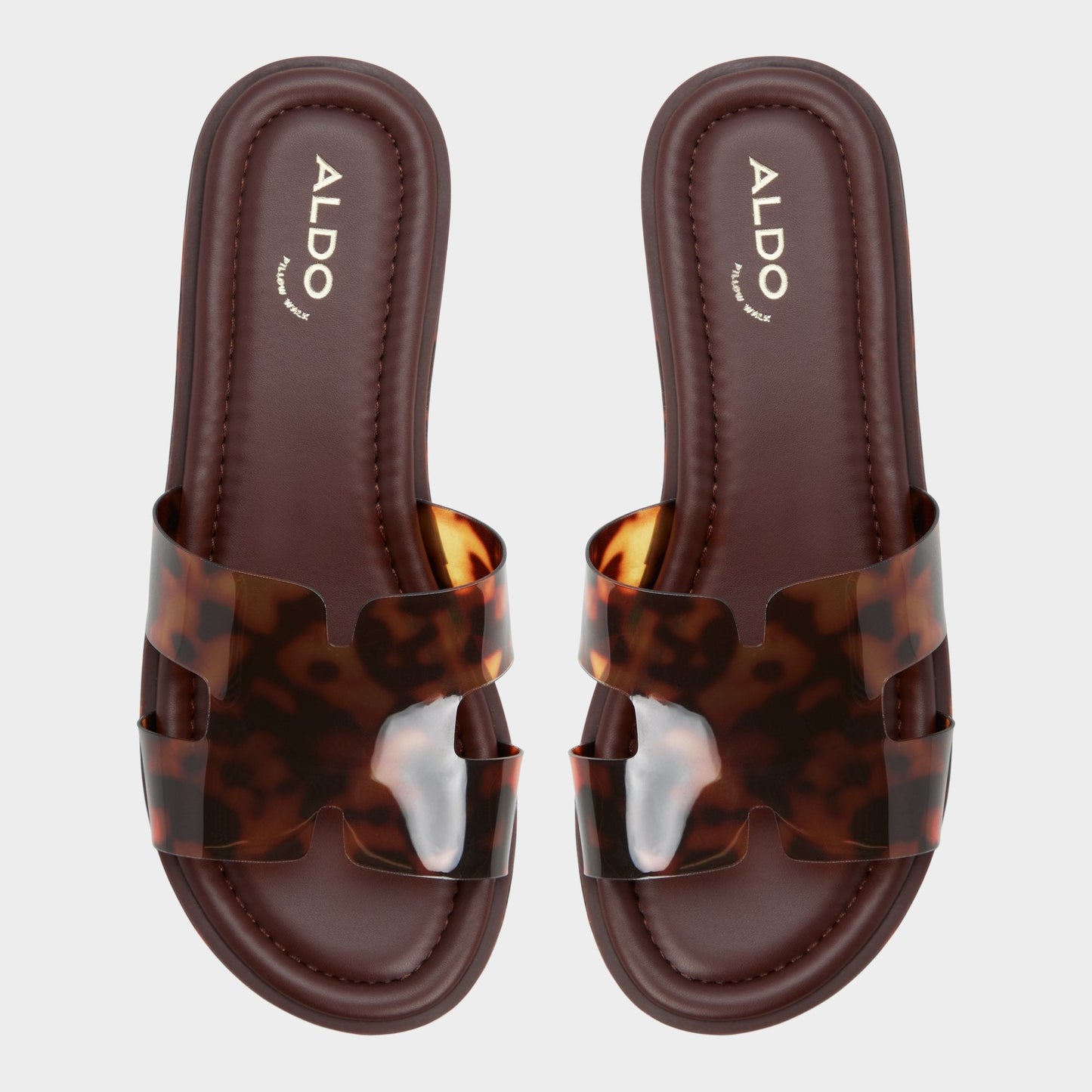 Anayelie in Open Brown - Slide sandal, Platform | Aldo Popular