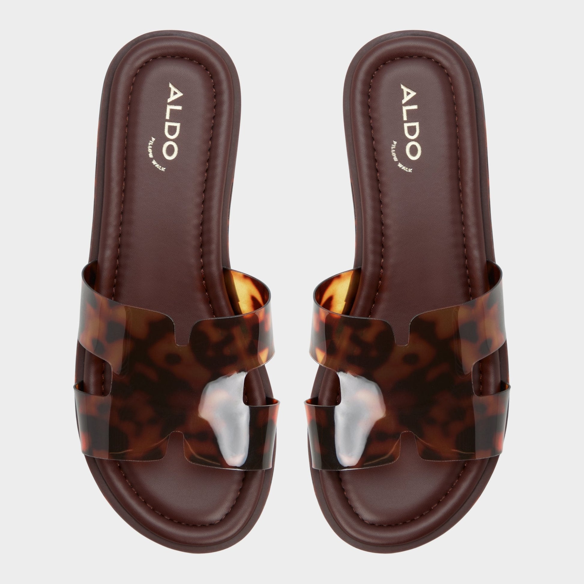 Anayelie in Open Brown - Slide sandal, Platform | Aldo Popular