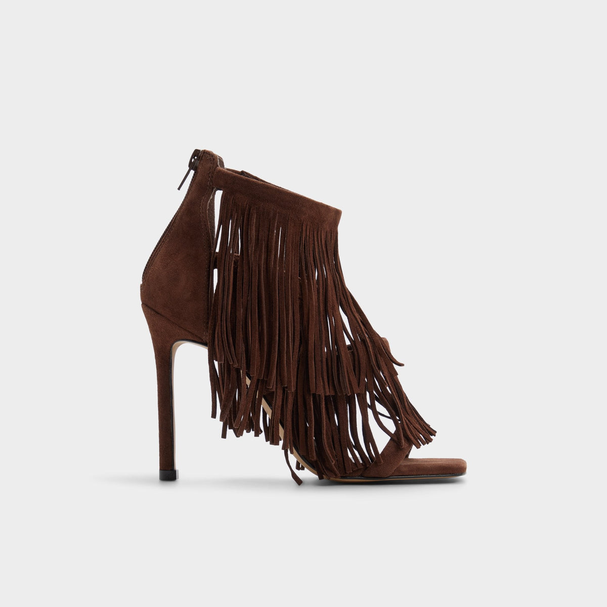 Nahana in Dark Brown - Strappy heeled sandal, Stiletto heel | Aldo Best Seller