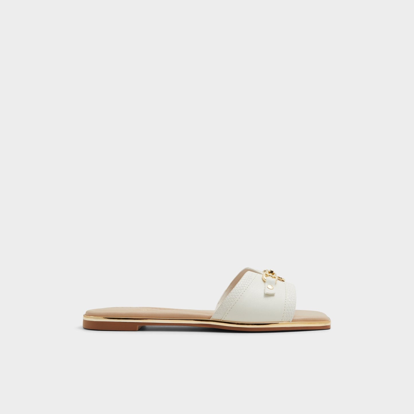 Alamassi Open White Women's Flats - Slide sandal | Aldo Essential