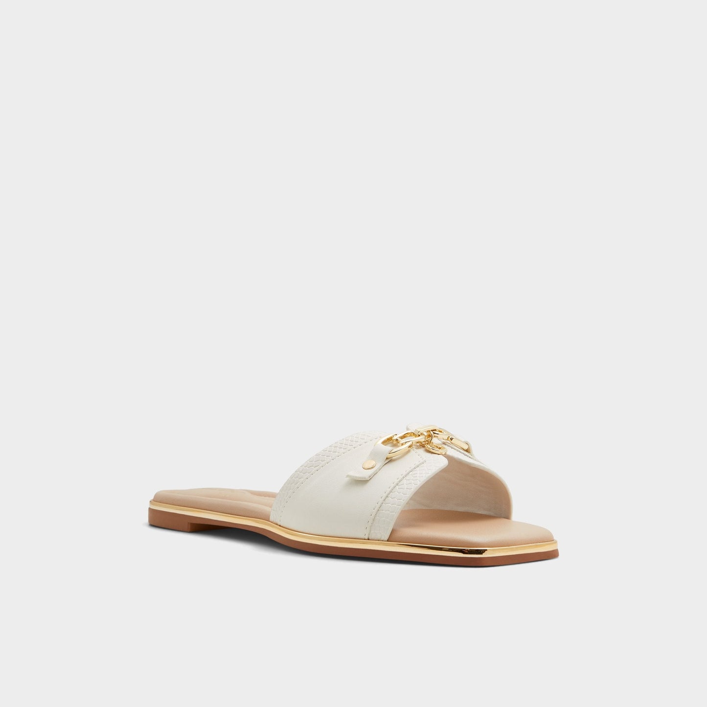 Alamassi Open White Women's Flats - Slide sandal | Aldo Essential