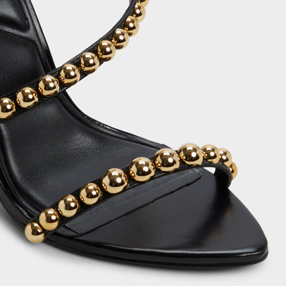 Attey in Black - Strappy heeled sandal, Stiletto heel | Aldo Trending