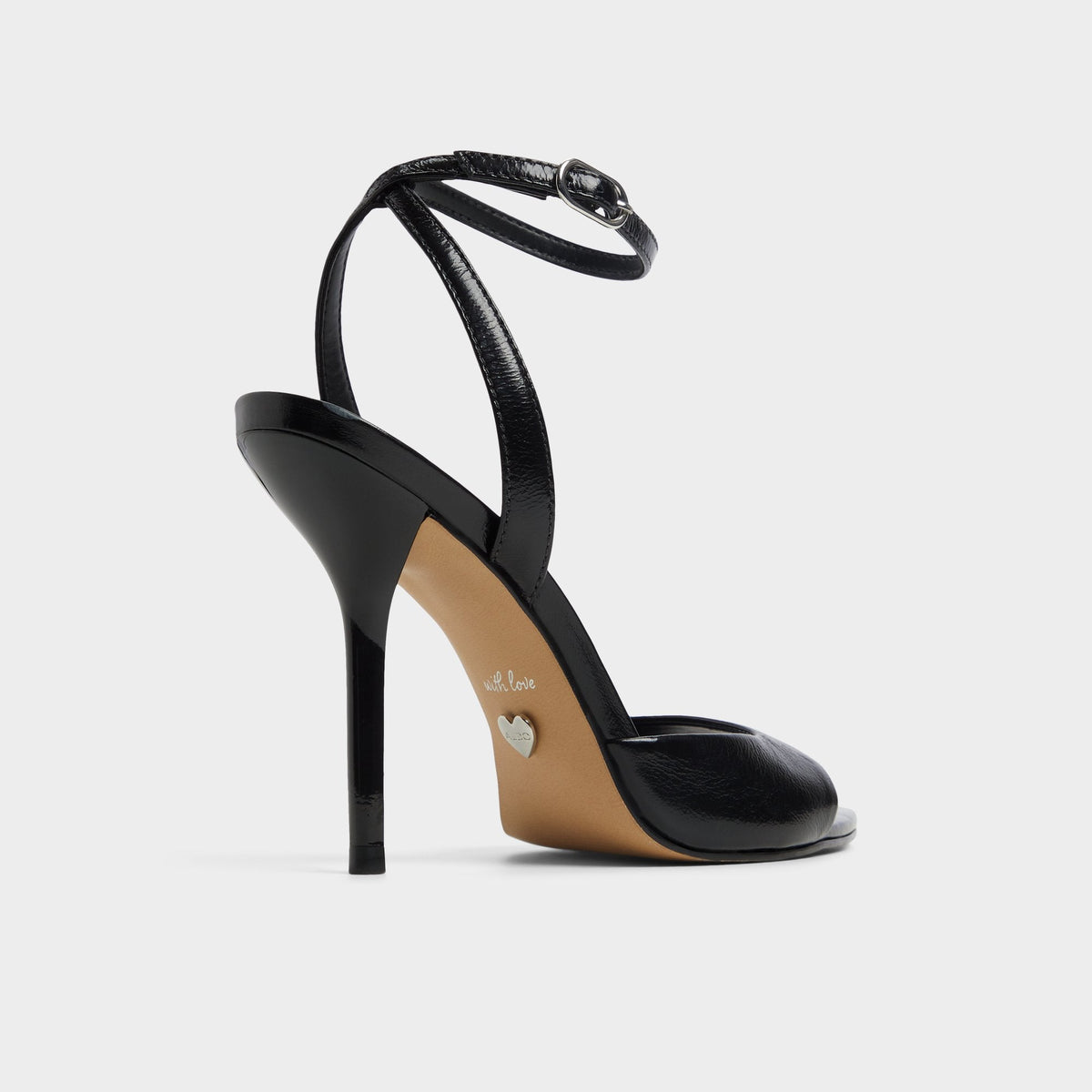 Forevermore Black Women's Strappy sandals - Strappy heeled sandal, Stiletto heel | Aldo Recommended