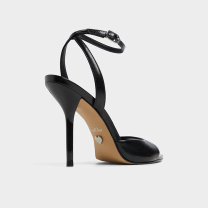 Forevermore Black Women's Strappy sandals - Strappy heeled sandal, Stiletto heel | Aldo Recommended