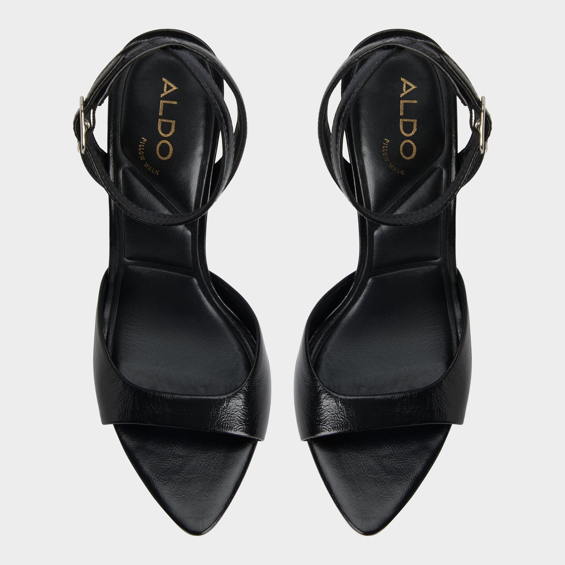 Forevermore Black Women's Strappy sandals - Strappy heeled sandal, Stiletto heel | Aldo Recommended