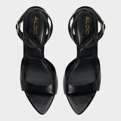 Forevermore Black Women's Strappy sandals - Strappy heeled sandal, Stiletto heel | Aldo Recommended