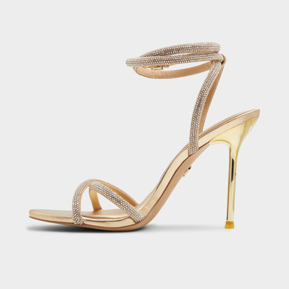 Manaelden Gold Women's Heeled sandals - Strappy heeled sandal, Stiletto heel | Aldo Signature