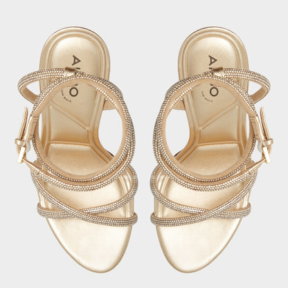 Manaelden Gold Women's Heeled sandals - Strappy heeled sandal, Stiletto heel | Aldo Signature
