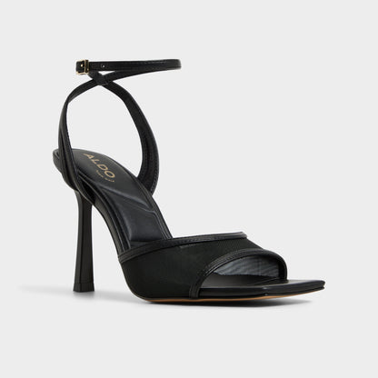 Sharra in Black 14119591 - Strappy heeled sandal, Stiletto heel | Aldo Popular