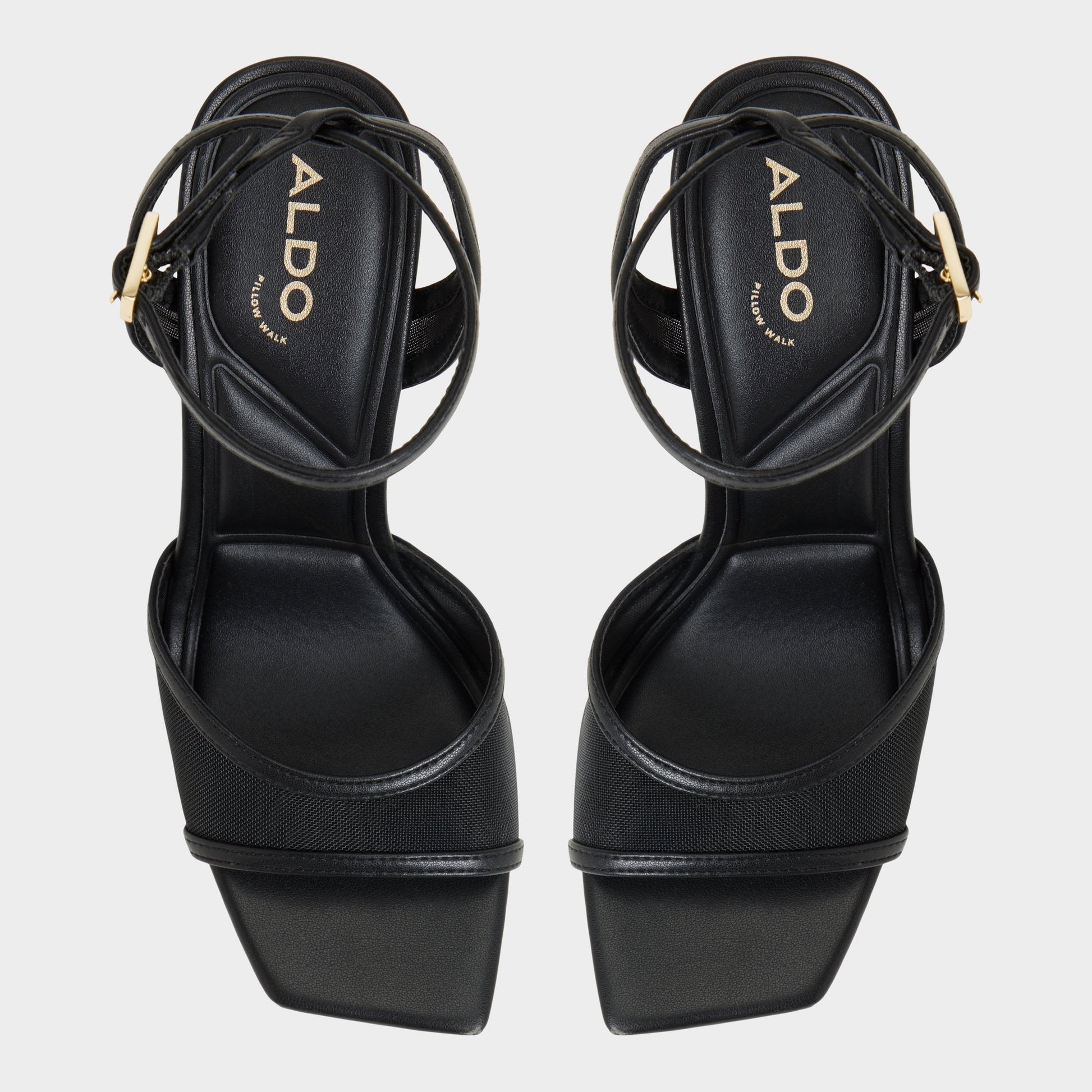 Sharra in Black 14119591 - Strappy heeled sandal, Stiletto heel | Aldo Popular