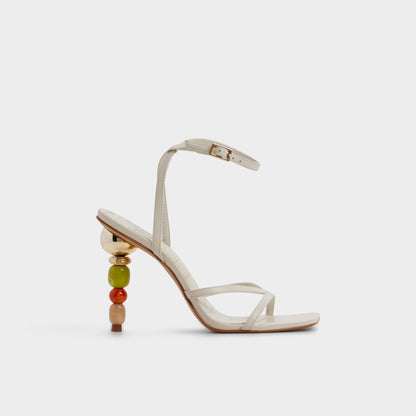 Beachglass in White Bone - Strappy heeled sandal | Aldo Best Seller