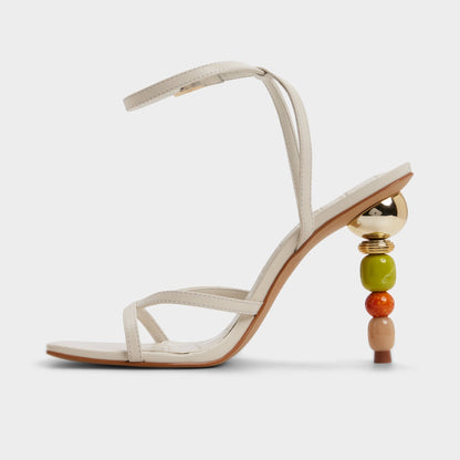 Beachglass in White Bone - Strappy heeled sandal | Aldo Best Seller